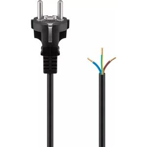 Goobay Schutzkontaktkabel zum Konfektionieren, 1,5 m, Schwarz, (3*0,75 mm²) Goobay Schutzkontaktkabel zum Konfektionieren, 1,5 m, Schwarz, (3*0,75 mm²)