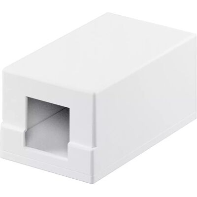Goobay Keystone-Leergehäuse 1-port Goobay Keystone-Leergehäuse 1-port