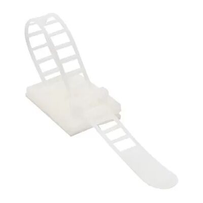 INF Selbstklebende Kabelorganisatoren / Kabelclips, 100er-Pack L Weiß INF Selbstklebende Kabelorganisatoren / Kabelclips, 100er-Pack L Weiß