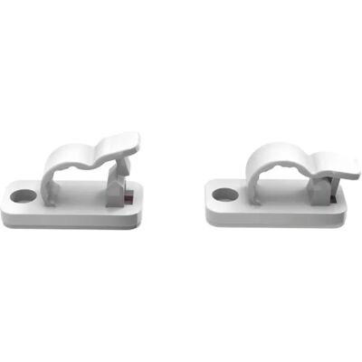 INF 100 Stück Kabelclips, selbstklebendes Kabelmanagement Weiß INF 100 Stück Kabelclips, selbstklebendes Kabelmanagement Weiß