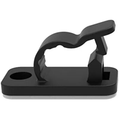 INF 100 Stück Kabelclips, selbstklebendes Kabelmanagement Schwarz INF 100 Stück Kabelclips, selbstklebendes Kabelmanagement Schwarz
