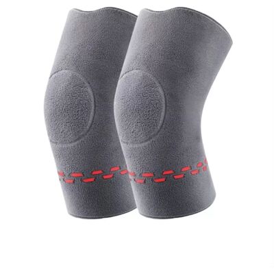INF Doppelseitige Fleece-Kniebandage für Wärmeschutz bei kaltem Wetter M Grau INF Doppelseitige Fleece-Kniebandage für Wärmeschutz bei kaltem Wetter M Grau