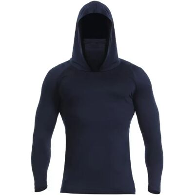 INF Herren Sommer Kühlender UV-Schutz Outdoor-Kapuzenpullover - Leichtes schnell-trocknendes Polyester, Marineblau L INF Herren Sommer Kühlender UV-Schutz Outdoor-Kapuzenpullover - Leichtes schnell-trocknendes Polyester, Marineblau L