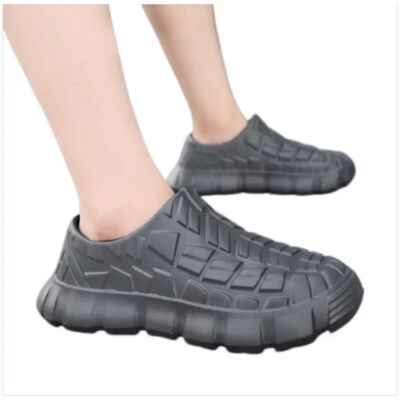 INF Herren Kochschuhe Rutschfest Ölbeständig EVA Arbeitsschuhe - Professionelle Anti-Rutsch-Küchenschuhe L Grau INF Herren Kochschuhe Rutschfest Ölbeständig EVA Arbeitsschuhe - Professionelle Anti-Rutsch-Küchenschuhe L Grau