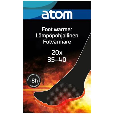 Atom Thermo Einlegesohlen Gr. 35-40 - 20 Stk. Atom Thermo Einlegesohlen Gr. 35-40 - 20 Stk.