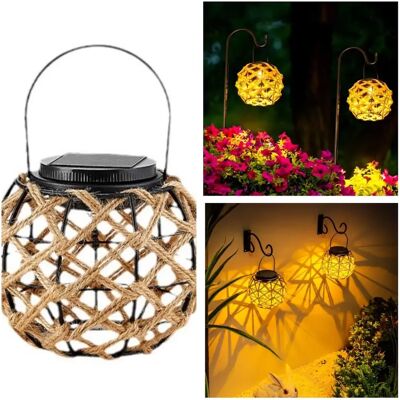 INF Solar Gartenleuchte für Außen - Dekorative LED Laterne für Terrasse, Garten und Wege Warmweißes Licht INF Solar Gartenleuchte für Außen - Dekorative LED Laterne für Terrasse, Garten und Wege Warmweißes Licht
