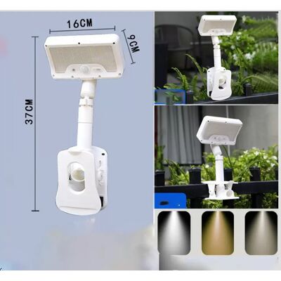 INF Solar Clip-On Gartenwandleuchte für den Außenbereich mit Bewegungssensor & 3 Farbtemperaturen Weiß INF Solar Clip-On Gartenwandleuchte für den Außenbereich mit Bewegungssensor & 3 Farbtemperaturen Weiß