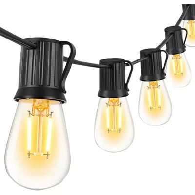INF 15M 1W LED Dekorative Lichterkette - Klare Birnen, EU-Stecker - Perfekt für Außenbereich INF 15M 1W LED Dekorative Lichterkette - Klare Birnen, EU-Stecker - Perfekt für Außenbereich