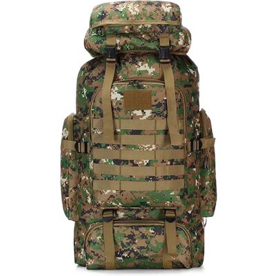INF Taktischer Rucksack 80L – Oxford-Stoff Tarnung INF Taktischer Rucksack 80L – Oxford-Stoff Tarnung