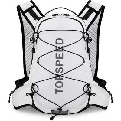 INF Multifunktionaler Polyester Westenrucksack - Outdoor Sport & Fahrradrucksack Weiß INF Multifunktionaler Polyester Westenrucksack - Outdoor Sport & Fahrradrucksack Weiß