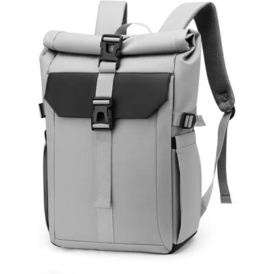 INF Großer Oxford-Stoffrucksack – Wasserabweisend, Pendler & Outdoor 16-Zoll-Laptop-Rucksack Grau INF Großer Oxford-Stoffrucksack – Wasserabweisend, Pendler & Outdoor 16-Zoll-Laptop-Rucksack Grau
