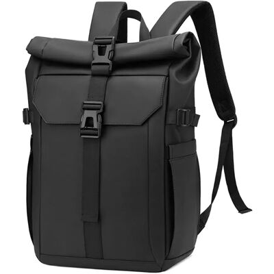 INF Großer Oxford-Stoffrucksack – Wasserabweisend, Pendler & Outdoor 16-Zoll-Laptop-Rucksack Schwarz INF Großer Oxford-Stoffrucksack – Wasserabweisend, Pendler & Outdoor 16-Zoll-Laptop-Rucksack Schwarz