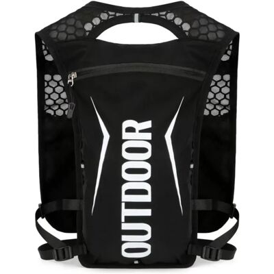 INF Leichter, atmungsaktiver Fahrradrucksack für Outdoor-Sport und Marathonlauf Schwarz INF Leichter, atmungsaktiver Fahrradrucksack für Outdoor-Sport und Marathonlauf Schwarz