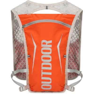 INF Leichter, atmungsaktiver Fahrradrucksack für Outdoor-Sport und Marathonlauf Orange INF Leichter, atmungsaktiver Fahrradrucksack für Outdoor-Sport und Marathonlauf Orange