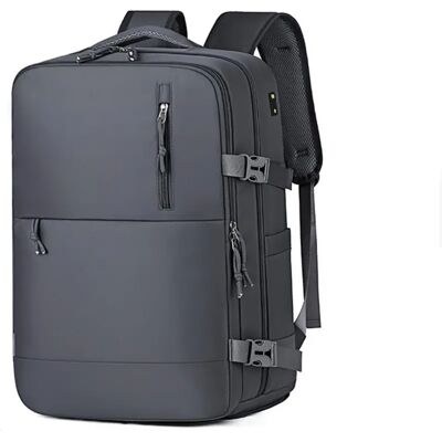 INF 16-inch Laptop Rucksack - Wasserabweisendes Oxford mit USB-Ladeanschluss, Kopfhöreranschluss, Schuhfach und atmungsaktiven Grau INF 16-inch Laptop Rucksack - Wasserabweisendes Oxford mit USB-Ladeanschluss, Kopfhöreranschluss, Schuhfach und atmungsaktiven Grau