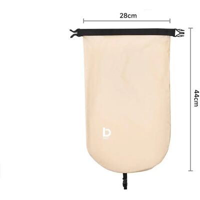 INF Rucksack-Außenschuhfach – Roll-Top atmungsaktiver Nylon-Schuhbeutel für Reisen, Wandern & Fitness, passt bis Größe 45 Khaki INF Rucksack-Außenschuhfach – Roll-Top atmungsaktiver Nylon-Schuhbeutel für Reisen, Wandern & Fitness, passt bis Größe 45 Khaki