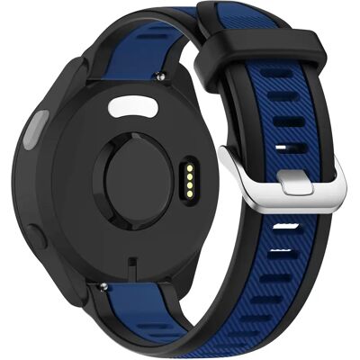 INF Silikon-Uhrenarmband für Garmin Smartwatches 20 mm Blau+Schwarz INF Silikon-Uhrenarmband für Garmin Smartwatches 20 mm Blau+Schwarz