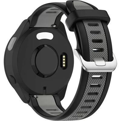 INF Silikon-Uhrenarmband für Garmin Smartwatches Schwarz 20 mm INF Silikon-Uhrenarmband für Garmin Smartwatches Schwarz 20 mm