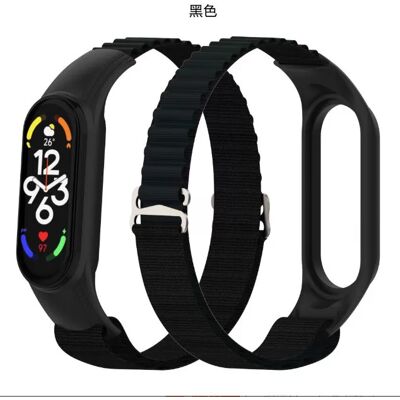INF Nylon-Uhrenarmband für Xiaomi Smart Band 76543 Schwarz INF Nylon-Uhrenarmband für Xiaomi Smart Band 76543 Schwarz