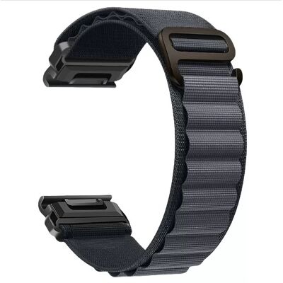 INF Garmin Fenix 8/8S/6/6X/7/7X/Pro/Tactix Dunkelgrauer Uhrenarmband INF Garmin Fenix 8/8S/6/6X/7/7X/Pro/Tactix Dunkelgrauer Uhrenarmband