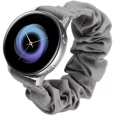 INF 20mm Silber Verbinder kompatibel mit Samsung/Huawei Smartwatch Armband Universal Flachkopf Mode Scrunchie Armband Grau INF 20mm Silber Verbinder kompatibel mit Samsung/Huawei Smartwatch Armband Universal Flachkopf Mode Scrunchie Armband Grau