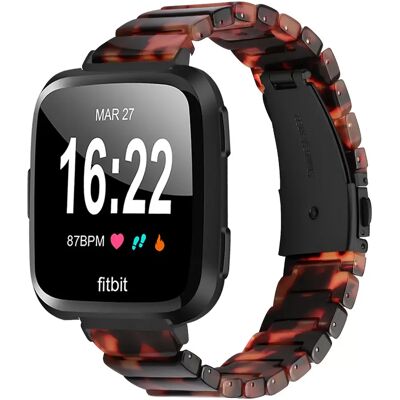 INF Resin Uhrenarmband kompatibel mit Fitbit Versa/Versa Lite/Versa 2 – Weiß, Wasserdicht Schwarz INF Resin Uhrenarmband kompatibel mit Fitbit Versa/Versa Lite/Versa 2 – Weiß, Wasserdicht Schwarz