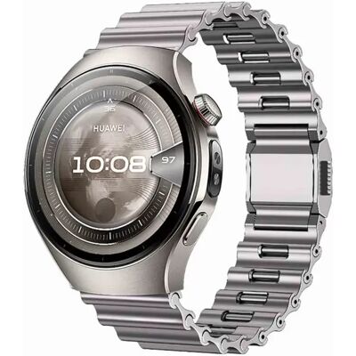 INF Metall Ocean Magnetverschluss 22mm Uhrenarmband kompatibel mit Huawei Watch 5/GT6/GT5/Pro/4, Samsung Smartwatches Titan INF Metall Ocean Magnetverschluss 22mm Uhrenarmband kompatibel mit Huawei Watch 5/GT6/GT5/Pro/4, Samsung Smartwatches Titan