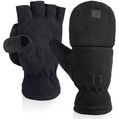 INF Fingerlose Polarfleece-Handschuhe / Winterfäustlinge 2-in-1 M INF Fingerlose Polarfleece-Handschuhe / Winterfäustlinge 2-in-1 M