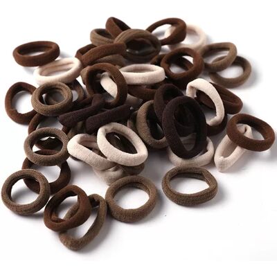 INF Elastische Haargummis, Pferdeschwanzhalter, Gummibänder, 100 Stück INF Elastische Haargummis, Pferdeschwanzhalter, Gummibänder, 100 Stück