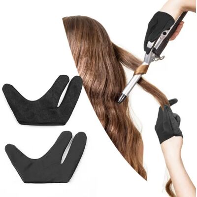 INF Hitzebeständiger Drei-Finger-Haarstyling-Handschuh Linke Hand INF Hitzebeständiger Drei-Finger-Haarstyling-Handschuh Linke Hand