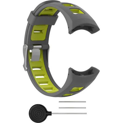 INF Silikon-Uhrenarmband für Suunto Quest/M1/M2/M4/M5 Grau+Grün INF Silikon-Uhrenarmband für Suunto Quest/M1/M2/M4/M5 Grau+Grün