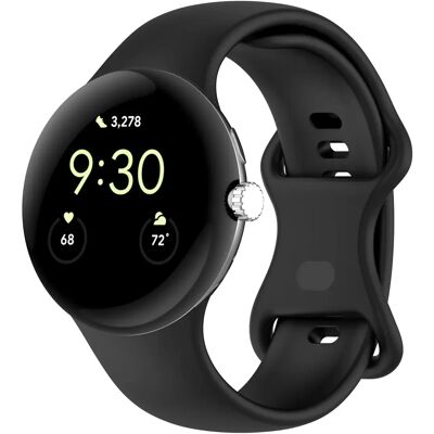 INF Silikon-Uhrenarmband für Google Pixel Watch 3 M Schwarz INF Silikon-Uhrenarmband für Google Pixel Watch 3 M Schwarz