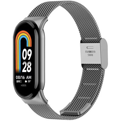 INF Metallarmband für Xiaomi Mi Band 8/9 Grau INF Metallarmband für Xiaomi Mi Band 8/9 Grau