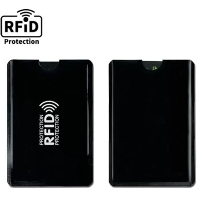 INF RFID blokkoló kártyahüvelyek - Fekete INF RFID blokkoló kártyahüvelyek - Fekete