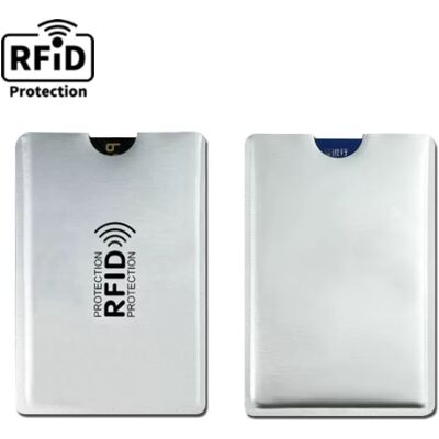 INF Kartenetui mit RFID-Blockierung, 10er-Pack Silber INF Kartenetui mit RFID-Blockierung, 10er-Pack Silber