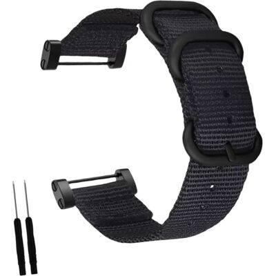 INF Nylon-Uhrenarmband der SUUNTO Core Expedition-Serie Schwarz INF Nylon-Uhrenarmband der SUUNTO Core Expedition-Serie Schwarz