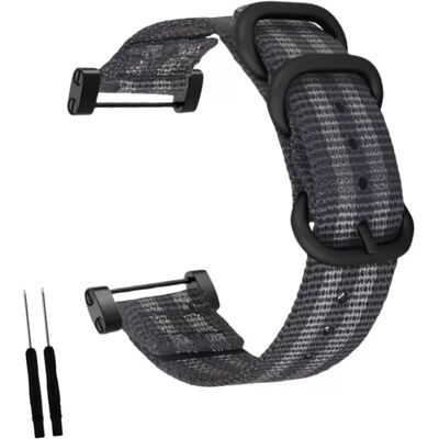 INF Nylon-Uhrenarmband der SUUNTO Core Expedition-Serie grau + schwarz INF Nylon-Uhrenarmband der SUUNTO Core Expedition-Serie grau + schwarz