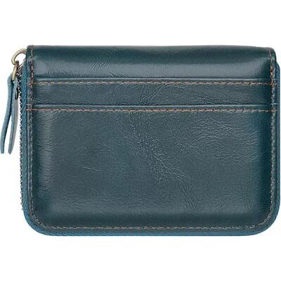 INF Herren Leder Schlüsselkartenetui Geldbörse, Schlanke Bifold Reißverschluss-Taschenbörse INF Herren Leder Schlüsselkartenetui Geldbörse, Schlanke Bifold Reißverschluss-Taschenbörse