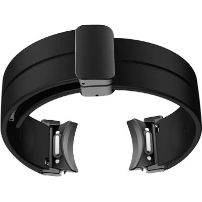INF 20mm Schwarzes Silikon-Uhrenarmband mit Metallschnalle für Samsung INF 20mm Schwarzes Silikon-Uhrenarmband mit Metallschnalle für Samsung