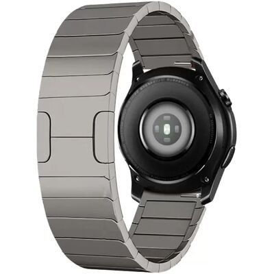 INF Echtes Titan-Uhrenarmband - 22 mm mit Originalschließe Grau INF Echtes Titan-Uhrenarmband - 22 mm mit Originalschließe Grau