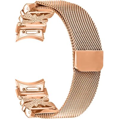 INF Roségoldenes Edelstahl-Uhrenarmband für Galaxy Watch4/5/6/7 INF Roségoldenes Edelstahl-Uhrenarmband für Galaxy Watch4/5/6/7
