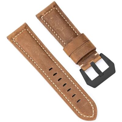 INF Echtleder-Uhrenarmband Braun 20 mm INF Echtleder-Uhrenarmband Braun 20 mm