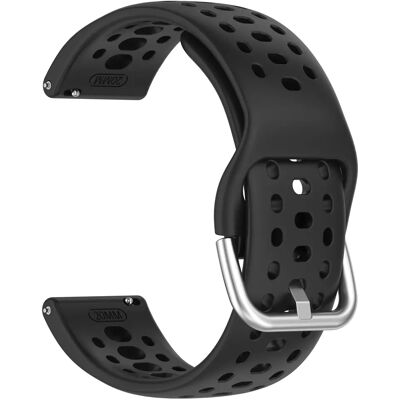 INF Amazfit Active 2 Armband - Atmungsaktiver Silikon Sport Ersatz Schwarz INF Amazfit Active 2 Armband - Atmungsaktiver Silikon Sport Ersatz Schwarz