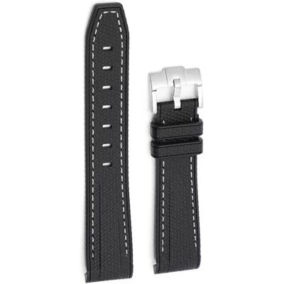 INF 20mm Gummi-Uhrenarmband für Omega x Swatch Schwarz-Weiss INF 20mm Gummi-Uhrenarmband für Omega x Swatch Schwarz-Weiss