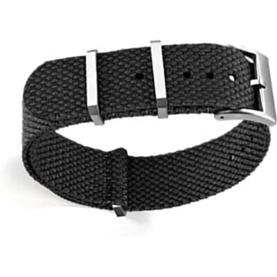 INF Premium Nylon Uhrenarmband für Omega X Swatch Schwarz 20 mm INF Premium Nylon Uhrenarmband für Omega X Swatch Schwarz 20 mm