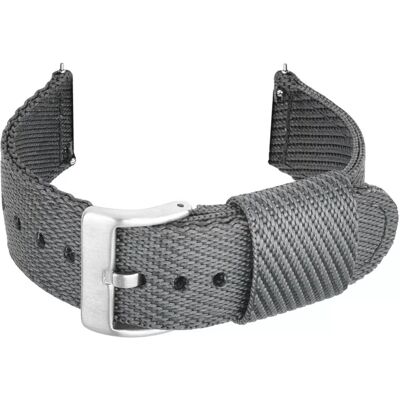 INF Stylischer 24/22/20/18mm Nylon Uhrenarmband Ersatz Silber 18 mm INF Stylischer 24/22/20/18mm Nylon Uhrenarmband Ersatz Silber 18 mm