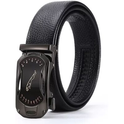 INF Automatische Schnalle Gürtel Schwarz – Premium Leder, Kratzfest & Anpassbar model 2 INF Automatische Schnalle Gürtel Schwarz – Premium Leder, Kratzfest & Anpassbar model 2