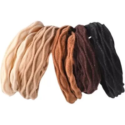 INF Hochelastische, nahtlose Haargummis - 5er-Pack Haar-Accessoires Kaffee INF Hochelastische, nahtlose Haargummis - 5er-Pack Haar-Accessoires Kaffee
