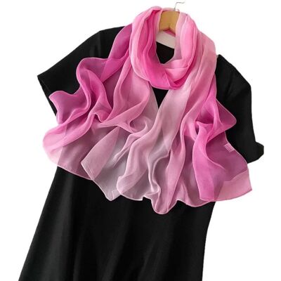 INF Schimmernder Schal: Eleganter Perlen-Chiffon-Schal Rosa INF Schimmernder Schal: Eleganter Perlen-Chiffon-Schal Rosa