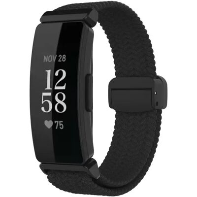 INF Nylon-Uhrenarmband für Fitbit Inspire 3 Schwarz INF Nylon-Uhrenarmband für Fitbit Inspire 3 Schwarz